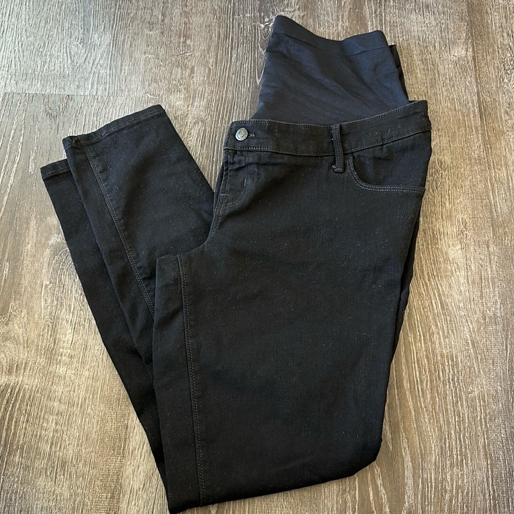 NWOT Old Navy Rockstar Super Skinny Maternity Pants Full Panel 16 Long